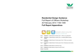 Each member of your team to describe how the place they live deals