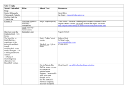 Y13 Texts - nelsonenglish