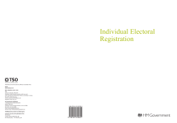 Individual Electoral Registration