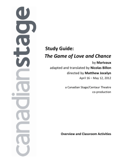 The Game of Love and Chance