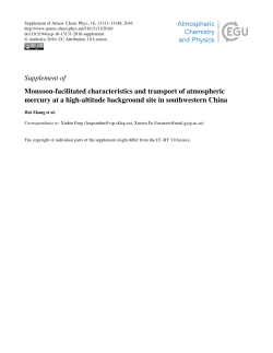 Supplement - Atmos. Chem. Phys