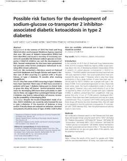 Possible risk factors for the development of sodium