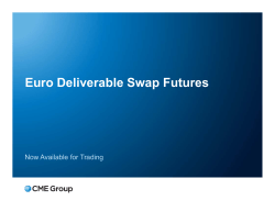 Euro Deliverable Swap Futures
