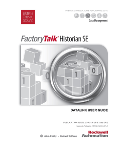 FactoryTalk Historian DataLink User Guide