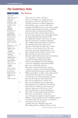 The Canterbury Tales