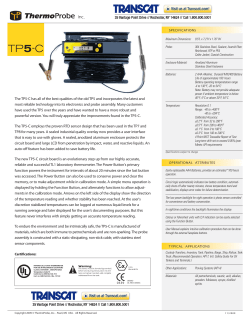 Thermo Probe TP5-C Portable Electronic Tank