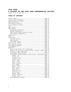 slaspast v4.3 - Salt Lake Astronomical Society