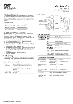 50104153-002 GasAlertClip Extreme, User Manual, A4 Web