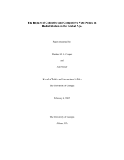 The Impact of Collective and Competitive Veto Points