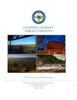 CALDWELL COUNty NORth CAROLiNA