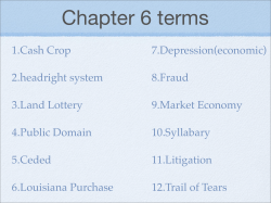 Chapter 6 terms