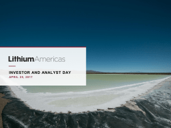 investor and analyst day