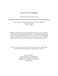 the end of casas grandes - The University of New Mexico