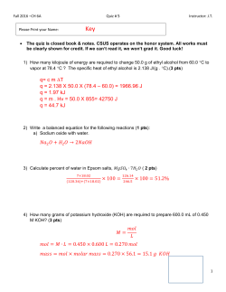 q= c m ∆T q = 2.138 X 50.0 X (78.4 &ndash; 60.0) = 1966.96 J q = 1.97 kJ q