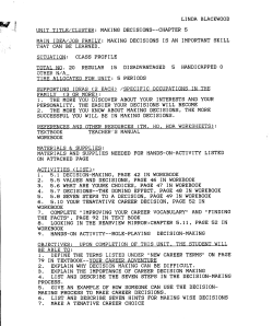 5. 5.8 SEVEN STEPS TO A DECISION, PAGE 49 IN WORKBOOK