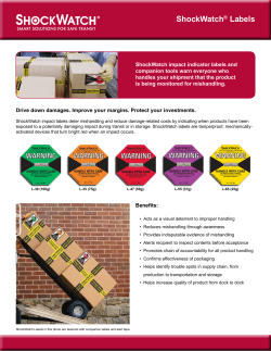 ShockWatch&reg; Labels