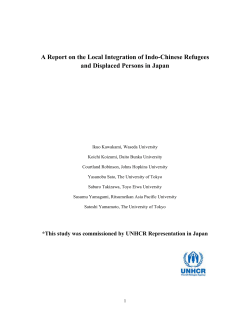 A Report on the Local Integration of Indo-Chinese