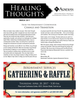 Healing Thoughts - Agnesian HealthCare