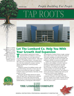 Let The Lombard Co. Help You With Your Growth And Expansion