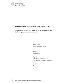 Corporate Bond Market Efficiency