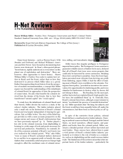 Untitled [Stuart McCook on Fruitless Trees: Portuguese - H-Net