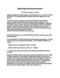 Morning Announcements