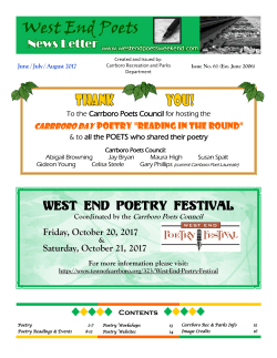 Celebrate National Poetry Month with Gary Phillips Celisa Steele TBA