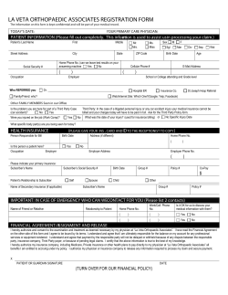 New Patient Packet