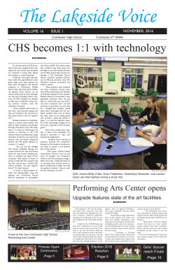 CHS becomes 1:1 with technology