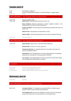 Program - COS Heidelberg