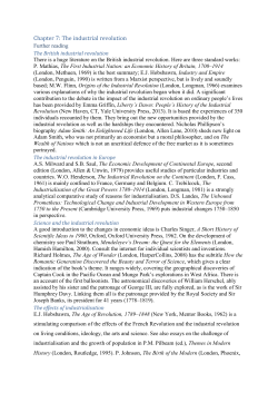Chapter 7: The industrial revolution
