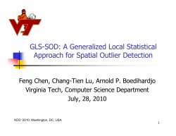 GLS-SOD: A Generalized Local Statistical