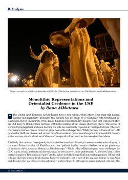Monolithic Representations and Orientalist Credence in