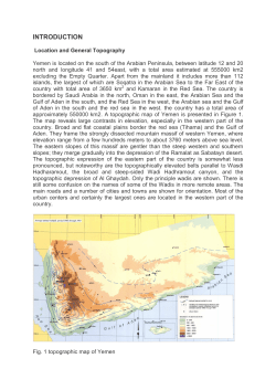 Hydrology of Yemen