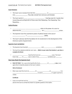 Court Sessions &bull; The Court runs in session from the first in into .