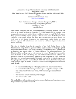 A comparative study of the transition to democracy and Islamist