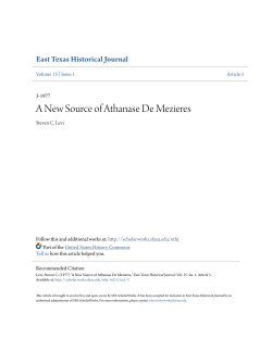 A New Source of Athanase De Mezieres