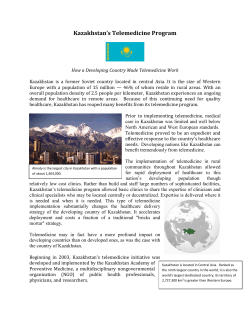 Kazakhstan`s Telemedicine Program