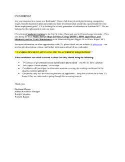 CN IS HIRING!! Are you interested in a career as a Railroader