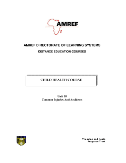 Common injuries and accidents