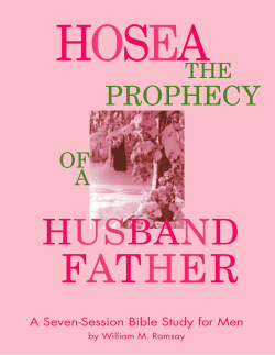 Hosea - Presbyterian Mission Agency