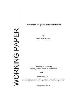 How export-led growth can lead to take