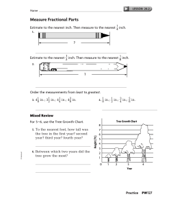 Measure Fractional Parts