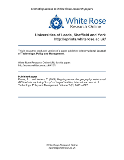 - White Rose Research Online