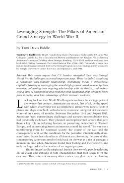 The Pillars of American Grand Strategy in World War II
