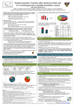 Subject-operator inversion after sentence-initial only in a