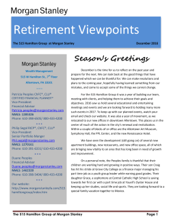 Retirement Viewpoints - December 2016