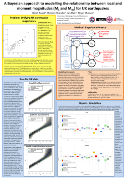 L W Problem: Unifying UK earthquake magnitudes Results