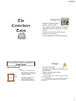 The Canterbury Tales