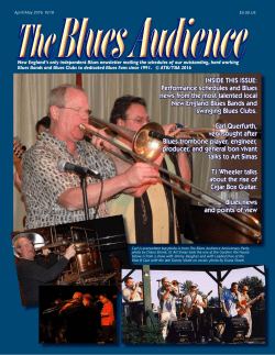 Performance schedules and Blues news from the most talented local
